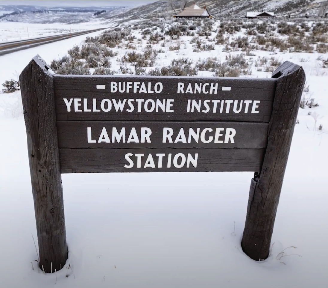 Lamar Buffalo Ranch Sign