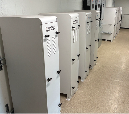 8 AES RACKMOUNT Slimline Enclosures (240 kWh)