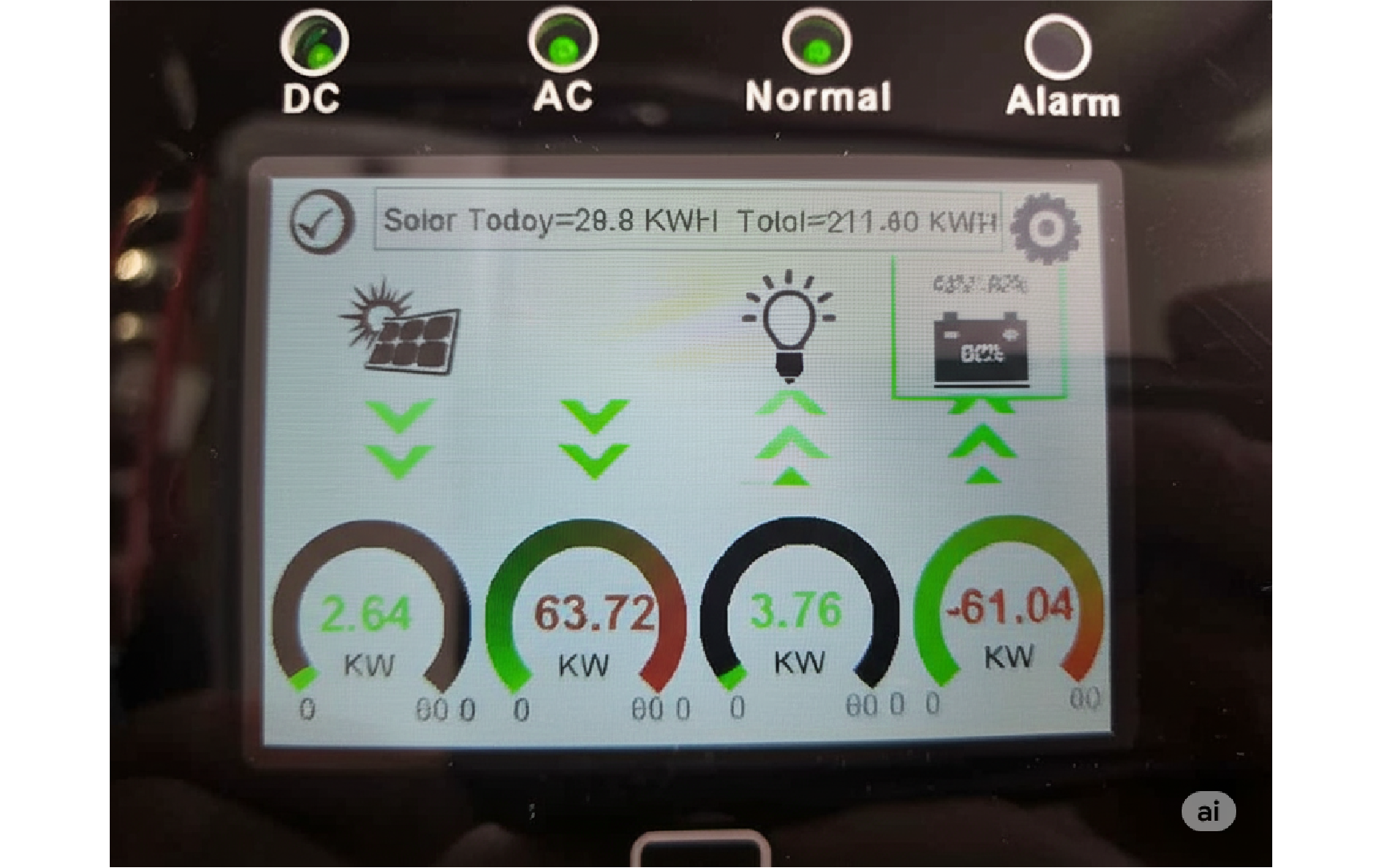 Charging From Grid View